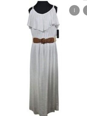 Bohemian Ruffle midi dress